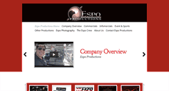 Desktop Screenshot of espoproductions.com